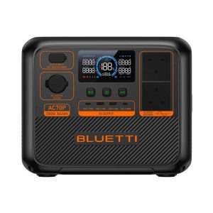BLUETTI AC70P PORTABLE POWERSTATION 864WH/1000W