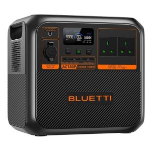 BLUETTI AC180P PORTABLE POWERSTATION 1440WH/1800W