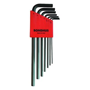 BONDHUS HEX KEY SET L WRENCH (HLX7M) BLACK 7PC - 12192