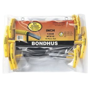 BONDHUS GRADUATED LENGTH T-HANDLE-10PCS 13338 HTX10