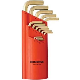 BONDHUS BALLPOINT WRENCH 15PC/SET 38095 1.27-10MM GOLD PLATED