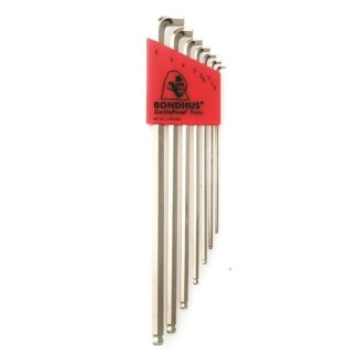 BONDHUS STUBBY BALL POINT HEX KEY SET (CP)-16792 (SBLX7MB)