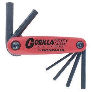 BONDHUS FOLD-UP BALLDRIVER HEX KEY SET -12894