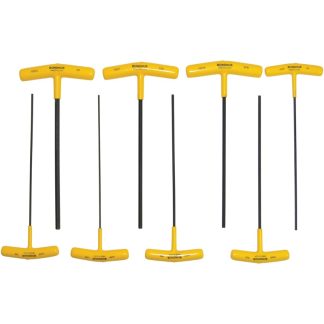 BONDHUS T-HANDLE HEX KEY #15332-9" HTX80-9 (8PCS) MADE IN USA