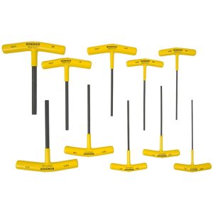 BONDHUS T-HANDLE HEX KEY #15238-6" HTX10-6 (10PCS) MADE IN USA