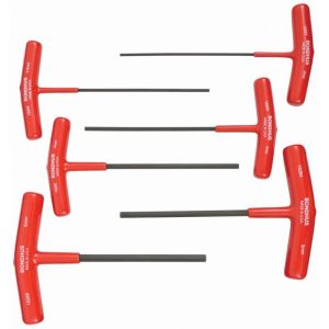 BONDHUS T-HANDLE HEX KEY #15248-6" HTX60M-6 2MM-6MM (6PCS) MADE IN USA