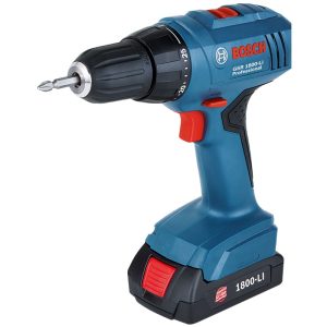 BOSCH 18V 1.5AH LI-ION DRIVER DRILL, GSR1800 - LI