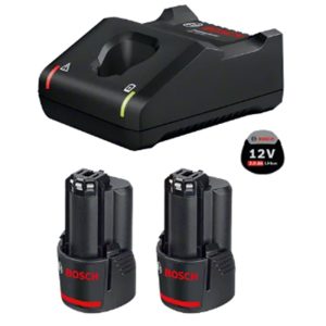 BOSCH 2BATTERY(GBA12V-2.0AH) + 1CHARGER GAL12V-40 SET