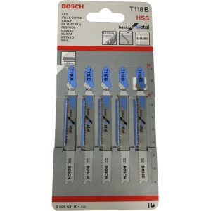 BOSCH JIGSAW BLADE T118B-5PPP