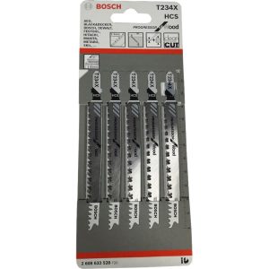 BOSCH JIGSAW BLADE T234X-5PPP