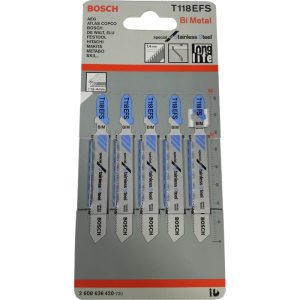 BOSCH JIGSAW BLADE T118EFS-5PPP