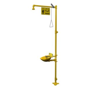BRADLEY COMBINATION DRENCH SHOWER/EYE FACE WASH, SHOWER BRLS19314FW