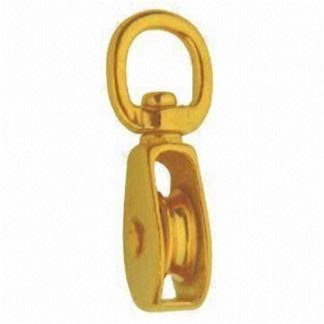 BRASS SWIVEL PULLEY-SINGLE