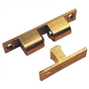 BRASS DOUBLE BALL CATCH 60MMM-733 2PPP