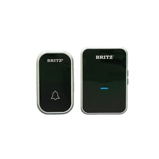 BRITZ WIRELESS KINETIC DOORBELL (BLACK SILVER) K638AC