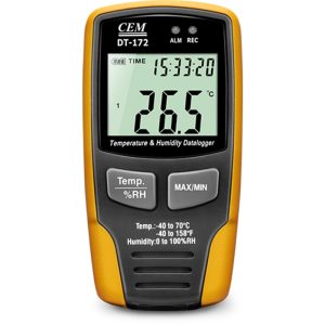 CEM DIGITAL TEMPERATURE & HUMIDITY DATA LOGGER DT-172