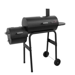 CHAR-BROIL AMERICAN GOURMET 430 OFFSET SMOKER BBQ CHARCOAL GRILL CB21201570