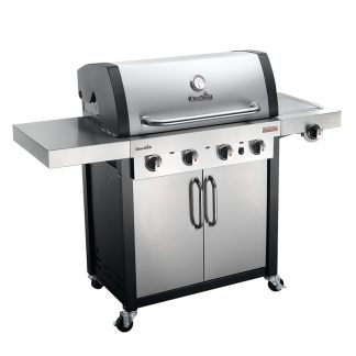 CHAR-BROIL PROFESSIONAL TRU-INFRARED 4 BURNER GAS BBQ GRILL 4400 [STAINLESS STEEL SLOPPED LID] CB30017