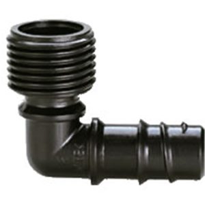 CLABER 1/2" (15-21MM) THREADED ELBOW C91082