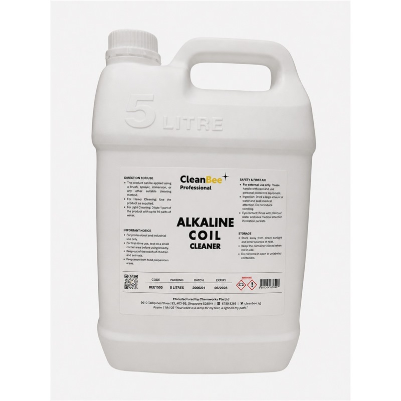CLEANBEE AIRCON COIL CLEANER ALKALINE BASE 1500 5L