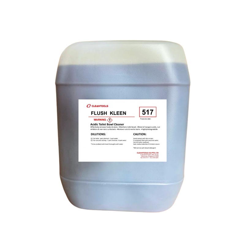 CLEANTOOLS 517 FLUSH KLEEN ACIDIC CLEANER 10L