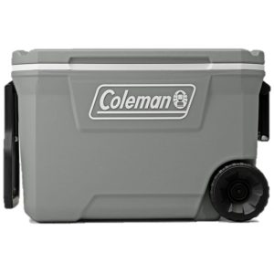 COLEMAN CLASSIC SERIES 62 QUART WHEELED COOLER (ROCK GRAY)