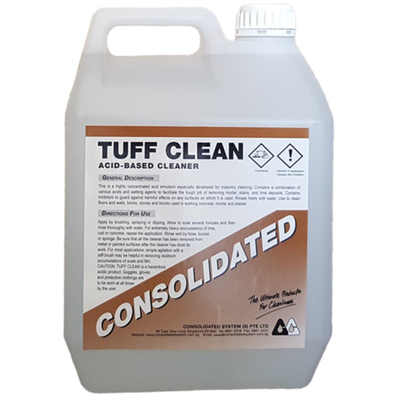 CONSOLIDATED TUFF CLEAN - SPECIAL RUST AND LIME REMOVER 25L