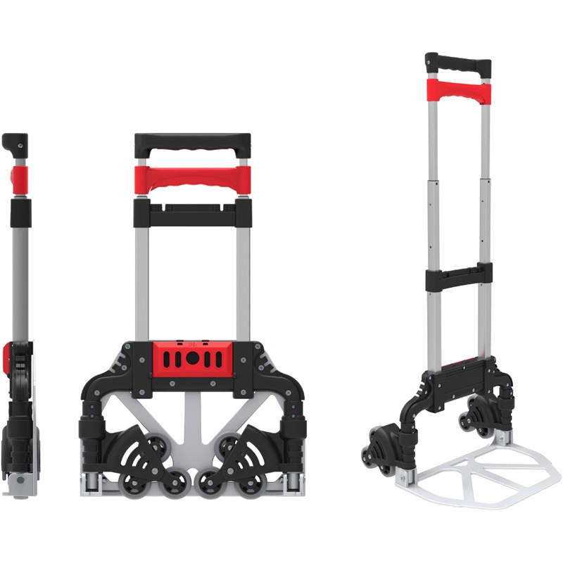 CRYSTAR 6 WHEELS FOLDABLE LUGGAGE TROLLEY 60KG CT90SN6