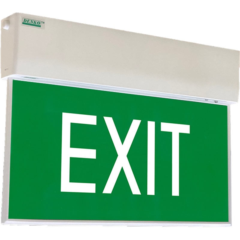 DENKO SLIM FLEX LED EMERGENCY EXIT SIGN EMFLEX 1602M