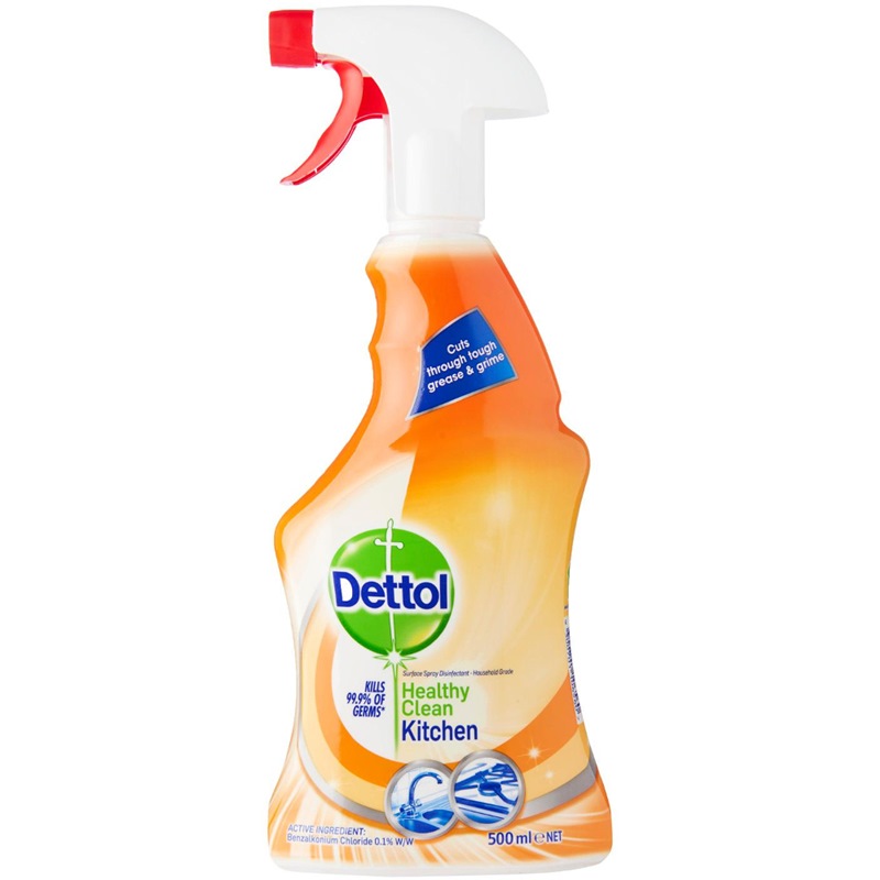 DETTOL HEALTHY CLEAN KITCHEN SPRAY 500ML HPDH500K