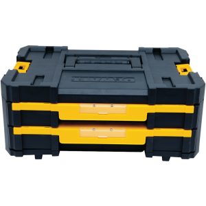 DEWALT HEAVY DUTY TSTAK® IV DOUBLE SHALLOW DRAWER DWST17804