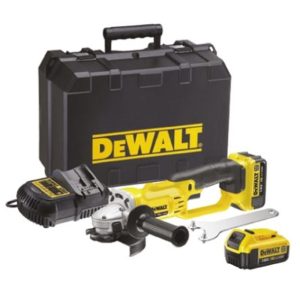 DEWALT 125MM 18V 2X4.0AH LI-ION ANGLE GRINDER, DCG412M2-GB