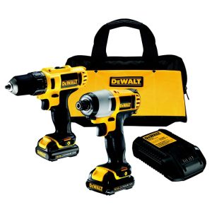 DEWALT 10.8V DRILL DRIVER + IMPACT DRIVER COMBO KIT DCK211S2