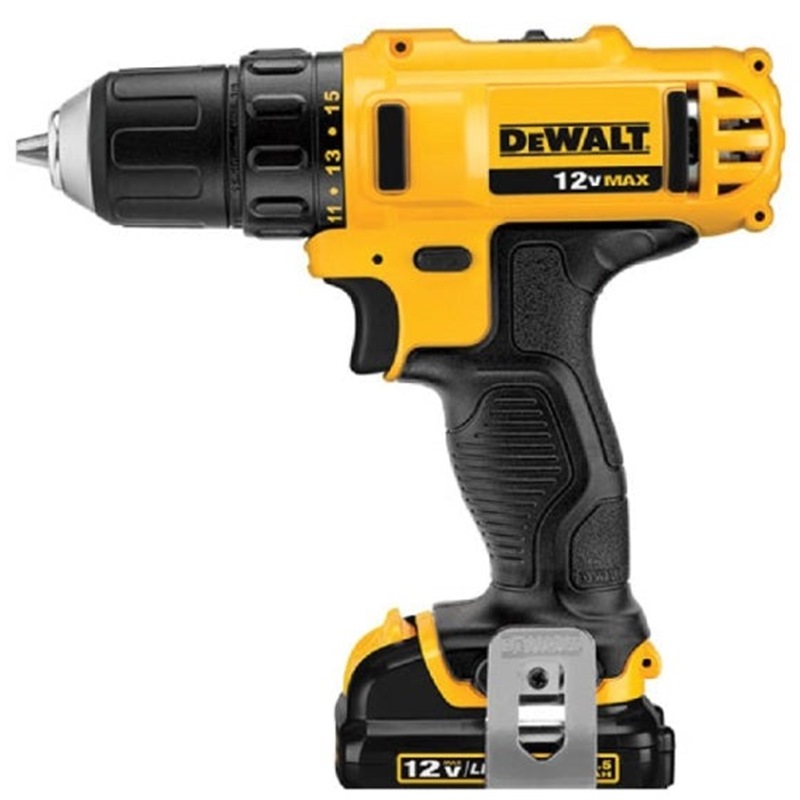 DEWALT 12V 2X2.0AH LI-ION 10MM DRIVER DRILL, DCD710D2