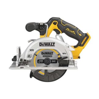 DEWALT 12V LI-ION XR BRUSHLESS 140MM CIRCULAR SAW + TSTAK BOX DCS512NT-KR (BARE UNIT)