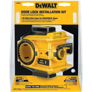 DEWALT BI-METAL DOOR INSTALLATION KIT D180004-KR