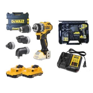 DEWALT 12V 2X2.0AH LI-ION BRUSHLESS MULTI HEAD INSTALLTION TOOL DCD703D2-B1