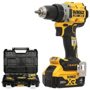 DEWALT 20V 2X4.0AH LI-ION 13MM BRUSHLESS DRILL DRIVER DCD800M2T-B1