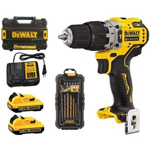 DEWALT 12V BL COMPACT HAMMER DRILL KIT SET DCD706D2A-B1