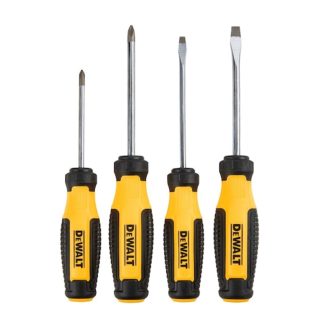 DEWALT 4-PC DURABLE ERGONOMIC MAGNETIC SCREWDRIVER SET DWHT65200