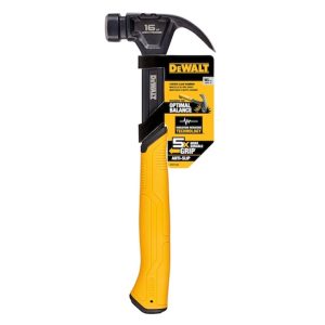 DEWALT 16 OZ CURVED CLAW STEEL HAMMER DWHT51002-0