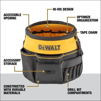 DEWALT 37 POCKETS TOOLS BUCKET ORGANISER DWST560109