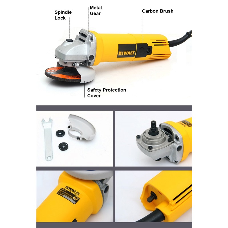 DEWALT 100MM (4") ANGLE GRINDER, 680W, DW810-B1