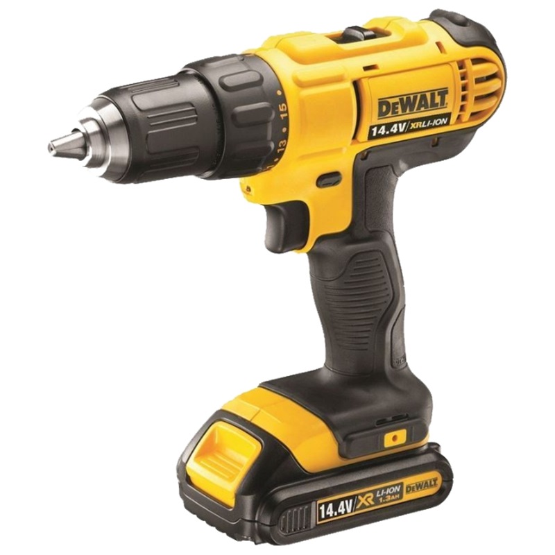 DEWALT 14.4V 1.3AH LI-ION DRIVER DRILL, DCD734C2