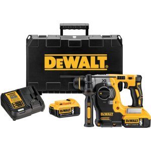 DEWALT 18V 2X5.0AH LI-ION 24MM SDS+ 3-MODE ROTARY HAMMER BRUSHLESS, DCH273P2