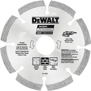 DEWALT SEGMENTED RIM DIAMOND WHEEL