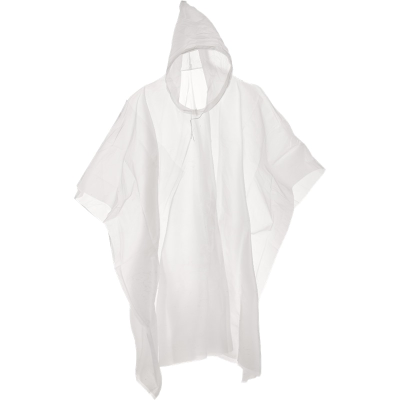 DISPOSABLE TRANSLUCENT PONCHO