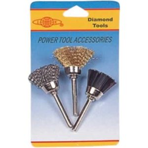 DMD BOWL SHAPED BRUSH 3.0MM SHANK 3PPP~LX-04009