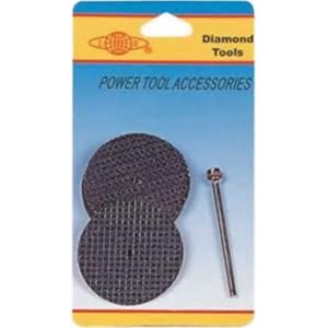 DMD BLACK RESIN BOND DISC 32MM+1MANDREL 8PPP~LX-04019