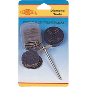 DMD PAPER SANDING DISC+1MANDREL 36PPP~LX-04021